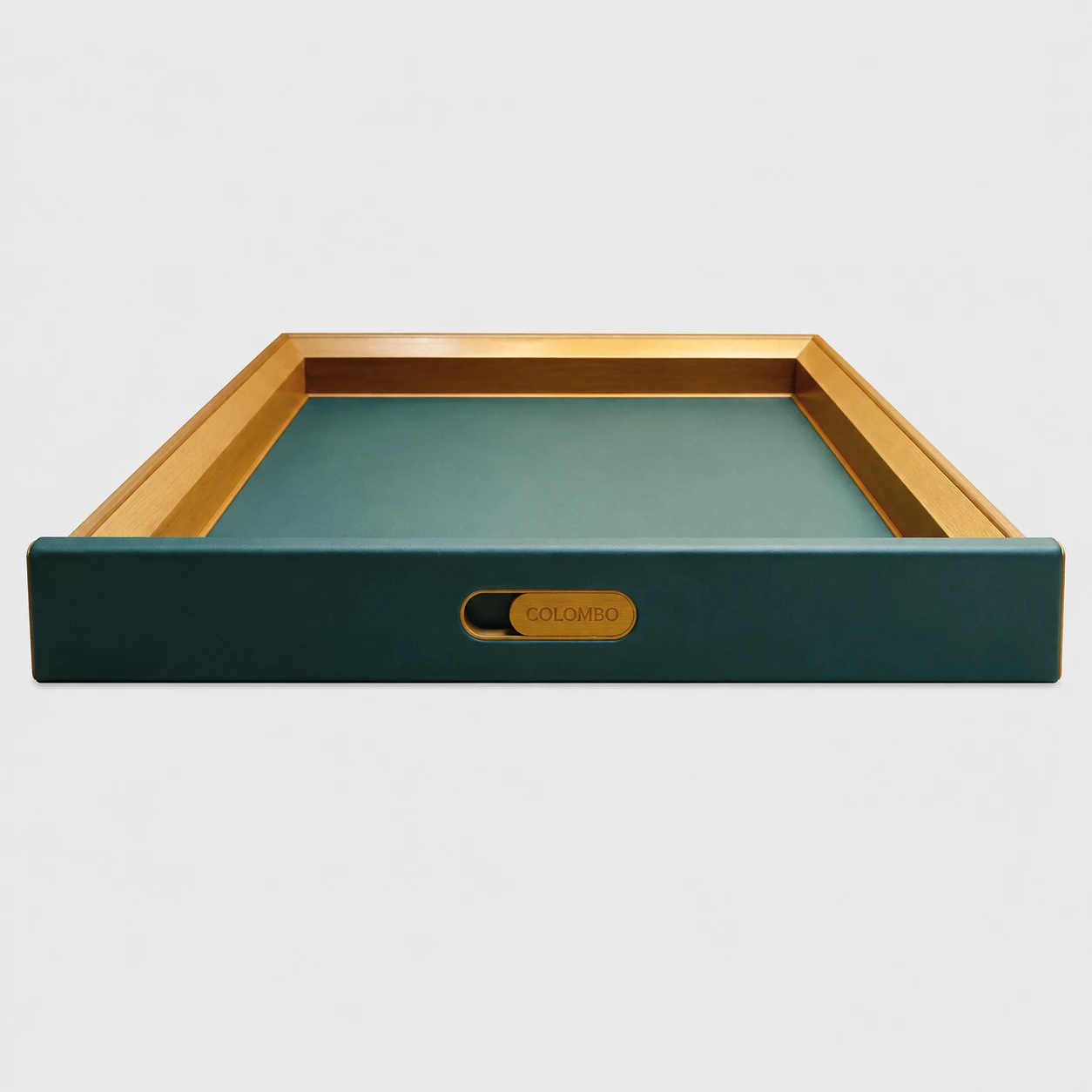 LEATHER SHALLOW BOX