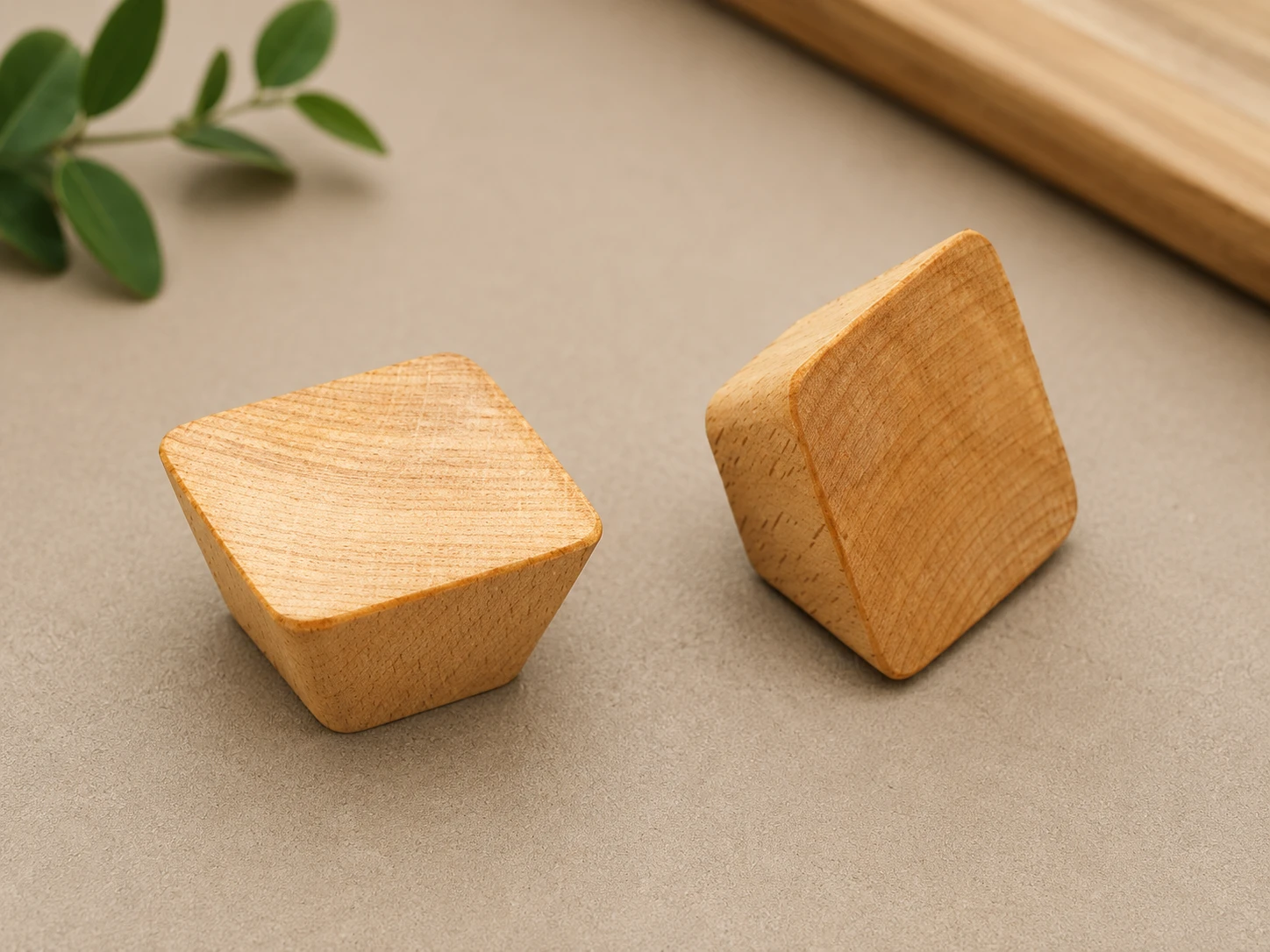 Prism Wooden Knob