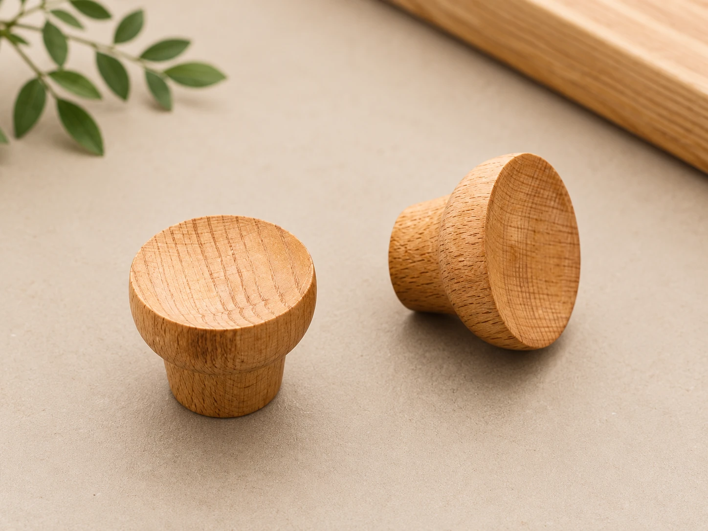 Crown Wooden Knob