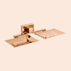 Dazzle Orlov Rose Gold PVD Double Soap Brass + SS 304