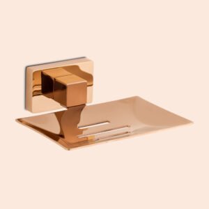 Dazzle Orlov Rose Gold PVD  Soap Dish Brass + SS 304