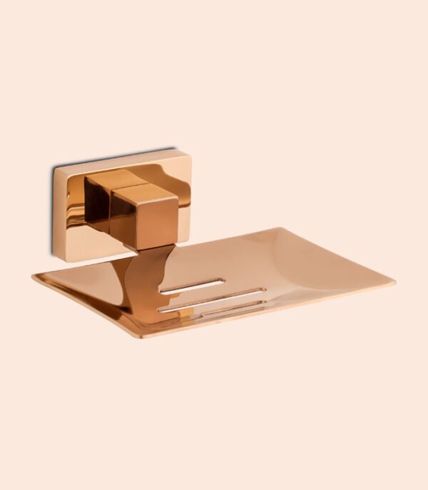 Dazzle Orlov Rose Gold PVD  Soap Dish Brass + SS 304