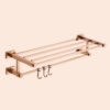 Dazzle Orlov Rose Gold PVD Towel Rack with Road + SS 304