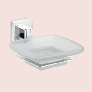 Dazzle Allanta Soap Dish Glass Brass + SS 304