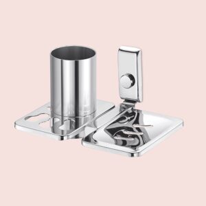Dazzle Opal Soap DIsh & Toothbrush Tumbler  SS 313