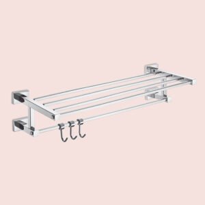 Dazzle Orlov Towel Rack with Rod Brass + SS 304