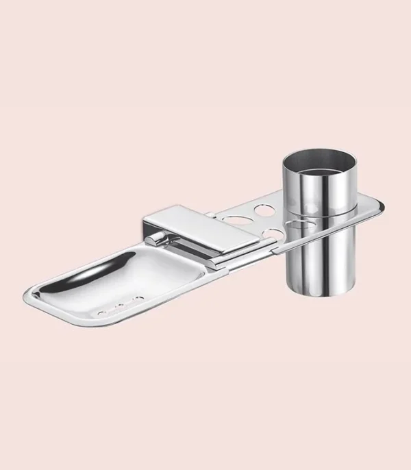 Dazzle Regent Soap Dish & Toothbrush Tumbler SS-304